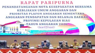 Gubernur Ansar Apresiasi DPRD Kepri atas Pembahasan KUA-PPAS 2026