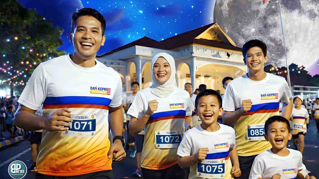 BTN Kepri Moon Run 2025 Digelar, Jalan Depan Gedung Daerah Tanjungpinang Ditutup Sementara