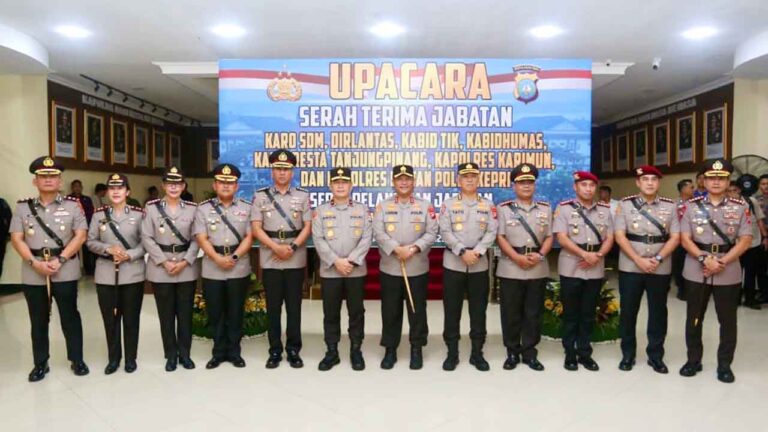 Sertijab Polda Kepri, Ini Daftar Pejabat dan Kapolres yang Dimutasi